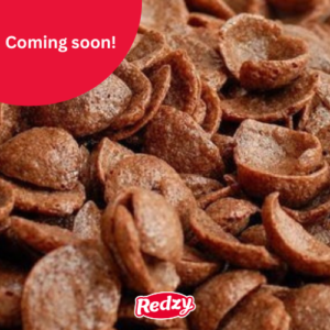 Chocolate flavoured rice flakes