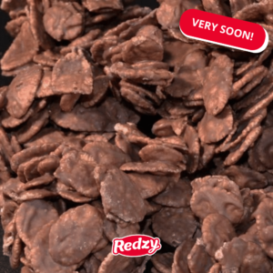 Chocolate flavoured corn flakes